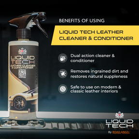 Liquid Tech Car Care - Leather Cleaner & Conditioner -500ml