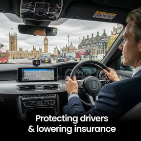 GCM - Pure Sync - Smart Road Safety & Speed Awareness Assistant with Camera Alerts