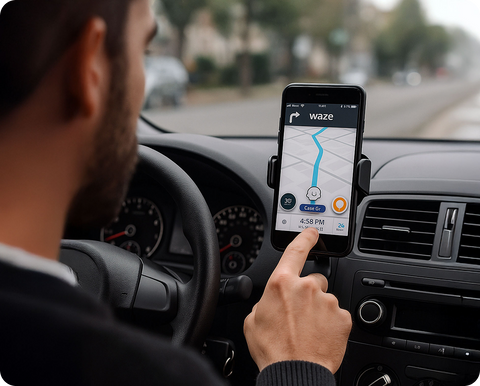 What about apps like Waze or Uber?