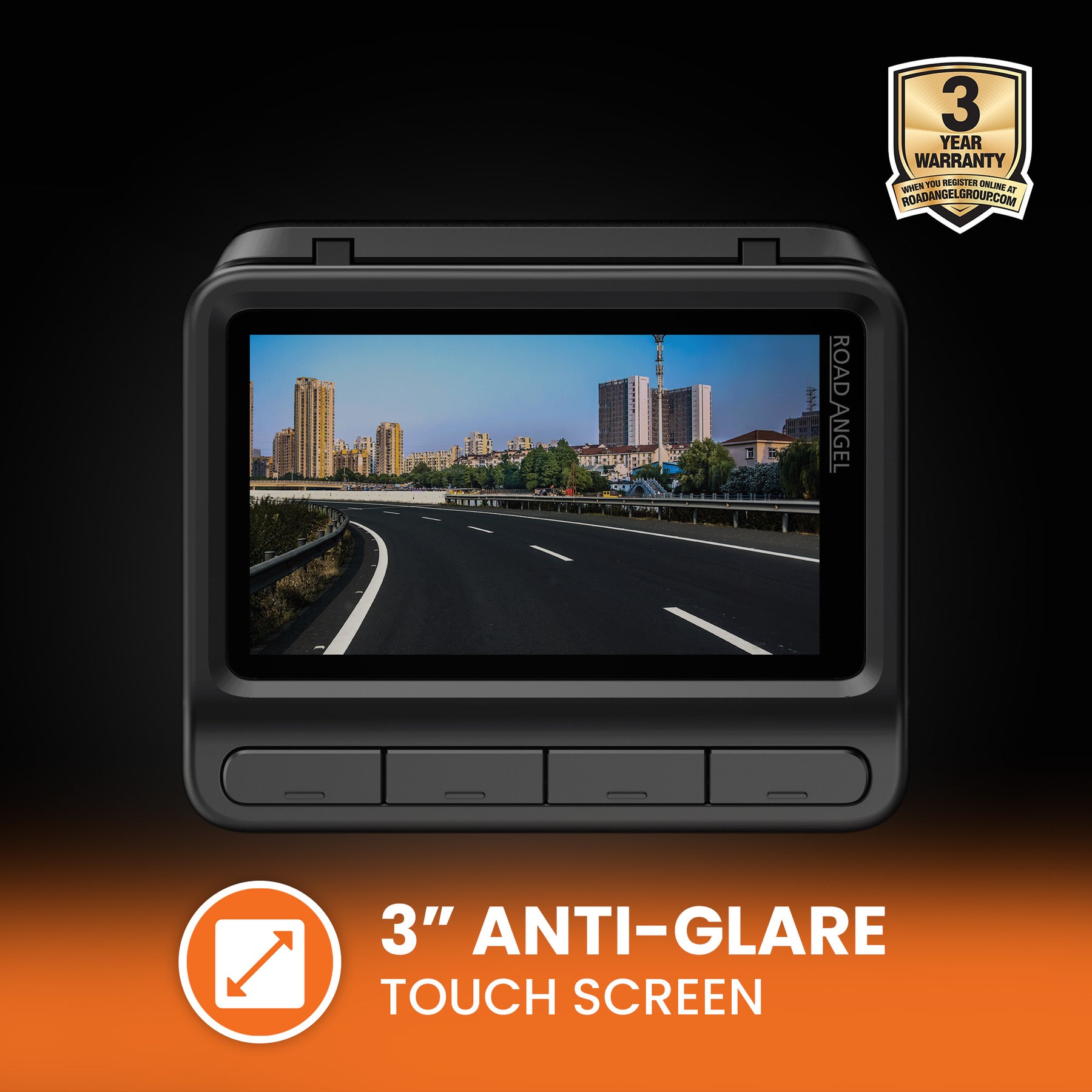 NEW - Road Angel Halo Elite 4K (2160p) & 1K (1080p) Dual Dash Cam With Sony Starvis 2 Enhanced Night Vision Video Technology!- With Free Hardwiring Kit!