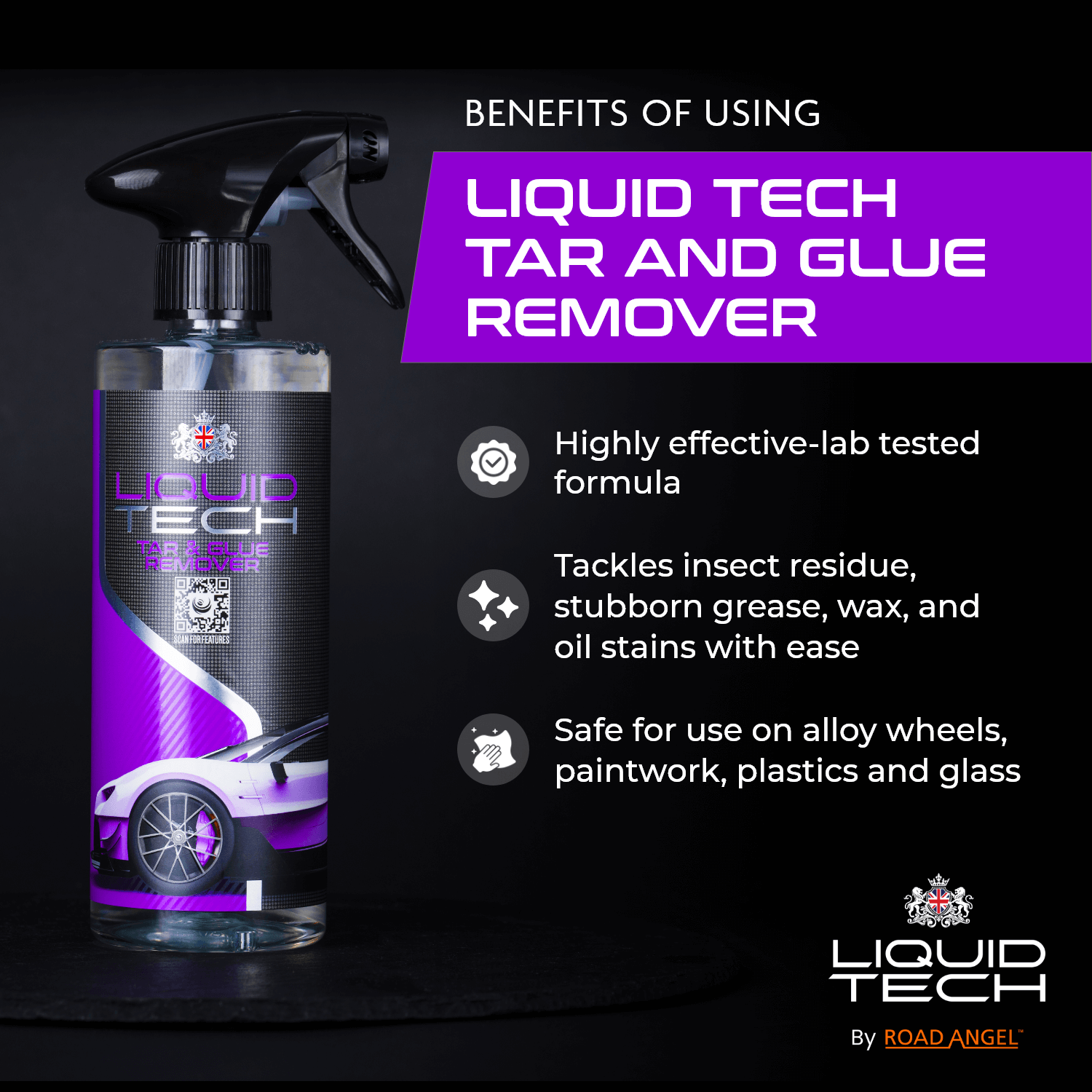 Liquid Tech Car Care - Tar & Glue Remover - 500ml